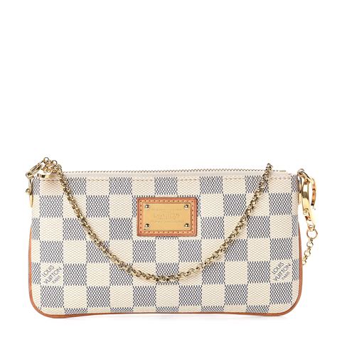 louis vuitton damier azur milla pochette|damier azur canvas bag.